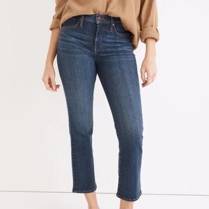Madewell Women's Dark Blue Boot Cut Jeans Cali demi-boot